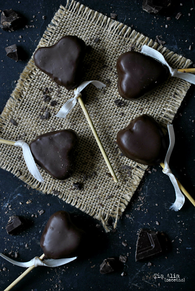 Corazones de chocolate para San Valentín - Fáciles y rápidos